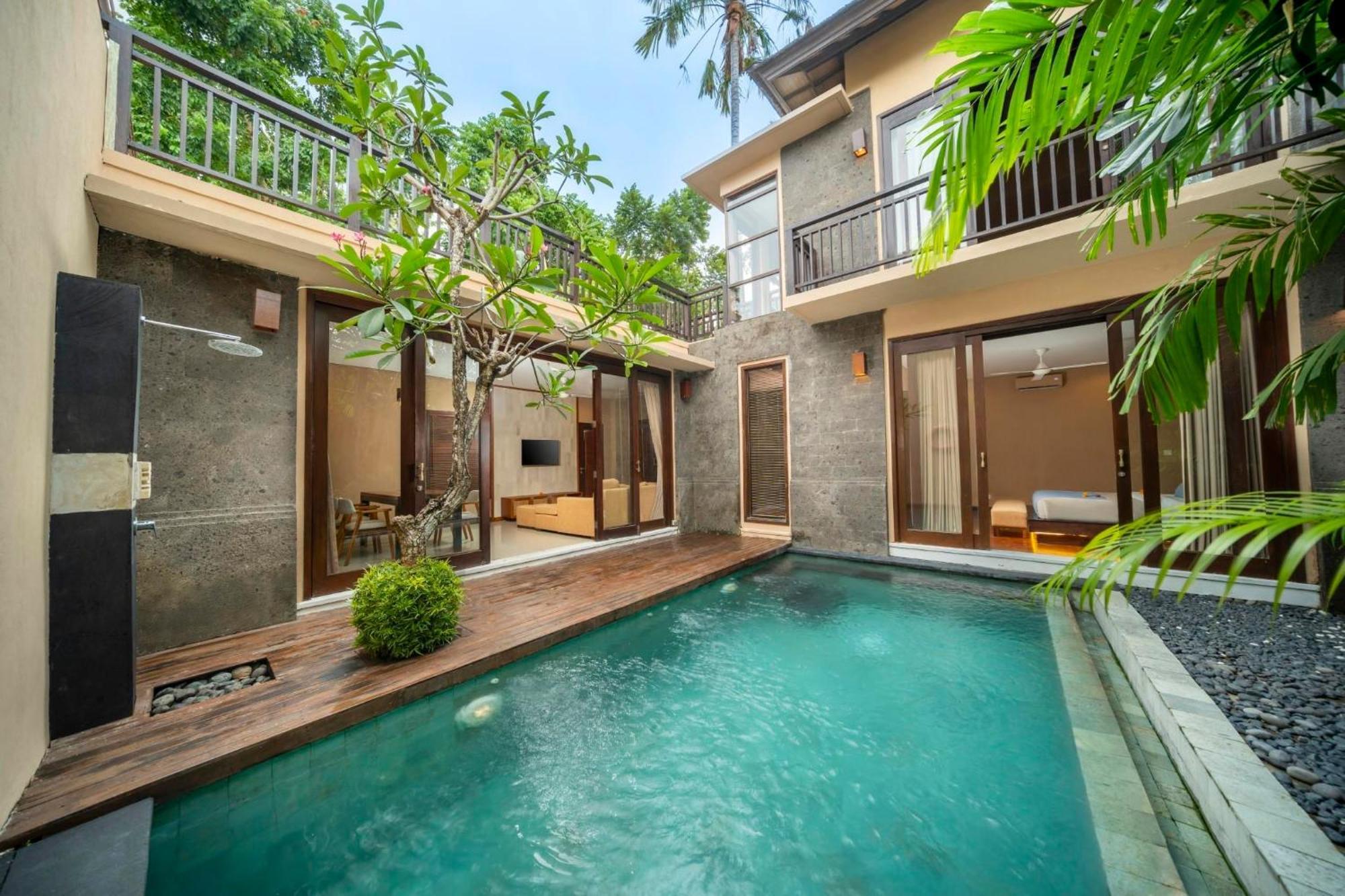 Canggu Circle Villa By Ini Vie Hospitality ภายนอก รูปภาพ